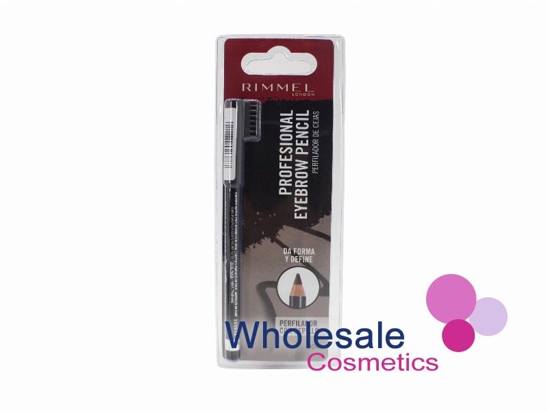 6 x Rimmel Eyebrow Professional Pencil - 004 BLACK BROWN